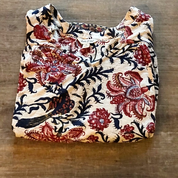 🌻Lucky Brand Floral Blouse🌻 - Picture 4 of 5